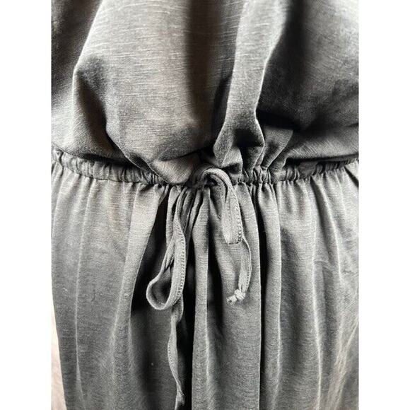 Freely Women's Missy V Neck Slit Tunic Cover Up XL Black XL NWT - Picture 2 of 10